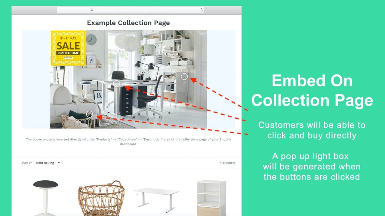 Embed on Collection Page