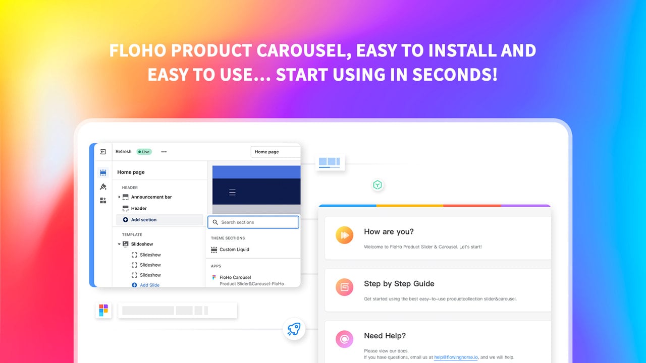 FloHo the easy-to-use product carousel in Shopify