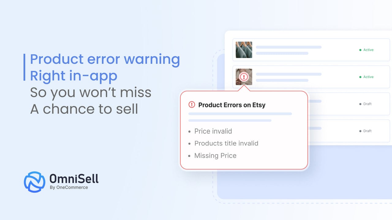 Product error warning right in-app