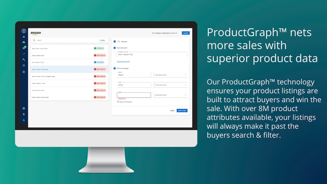 Enrich your product data by finding and assigning attributes