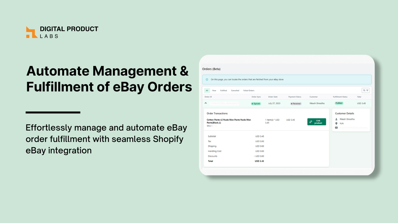 Automate Order Management and fulfillment