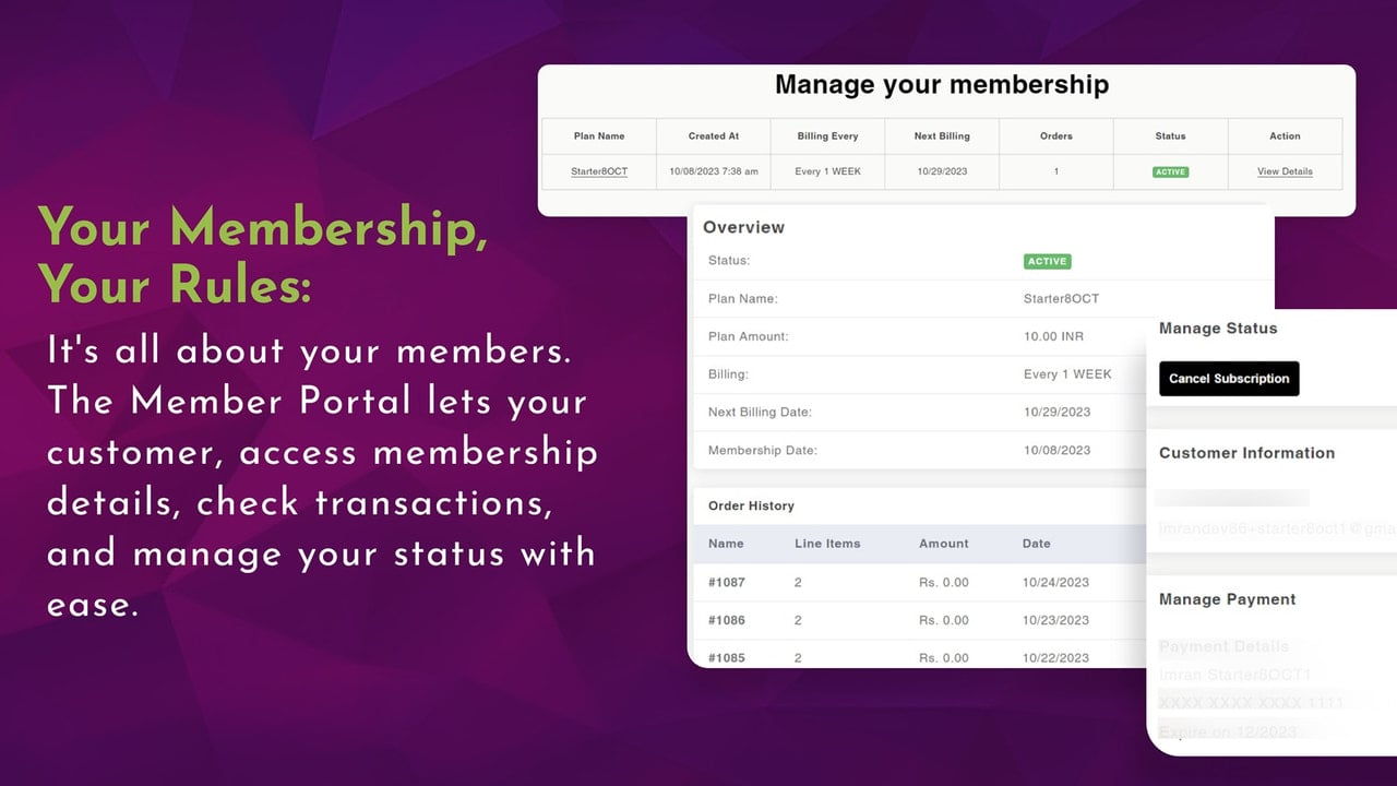 Member Portal