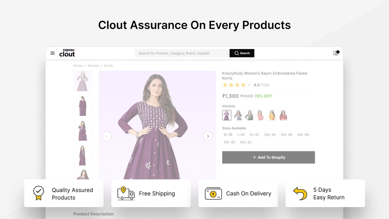 Get Clout Assurance on Every Product You Add to Your Store