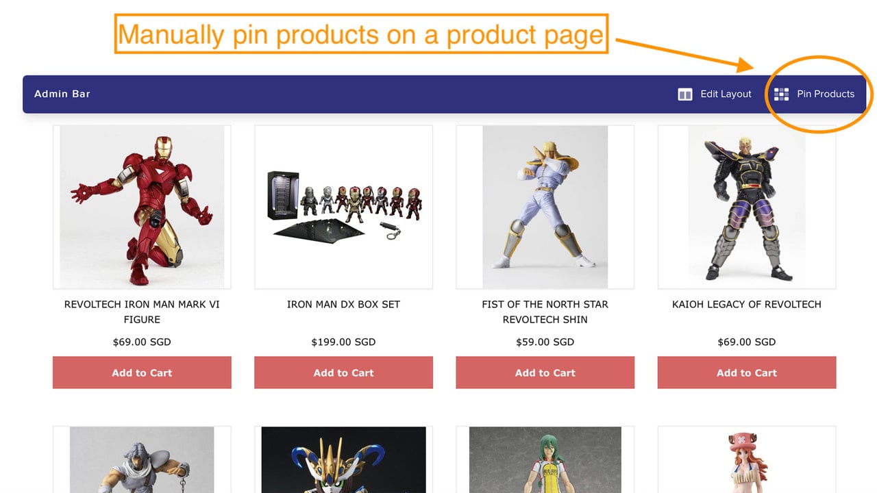 Manually Select Products