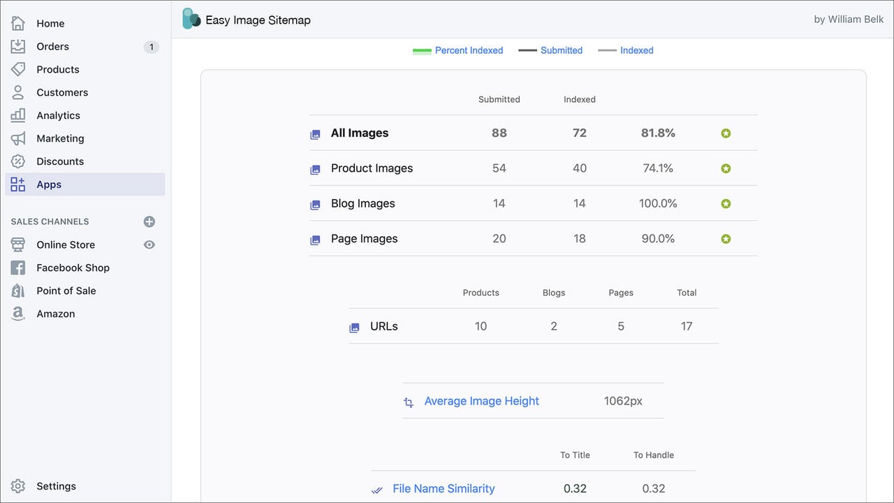 Image Sitemap for Shopify Screenshot