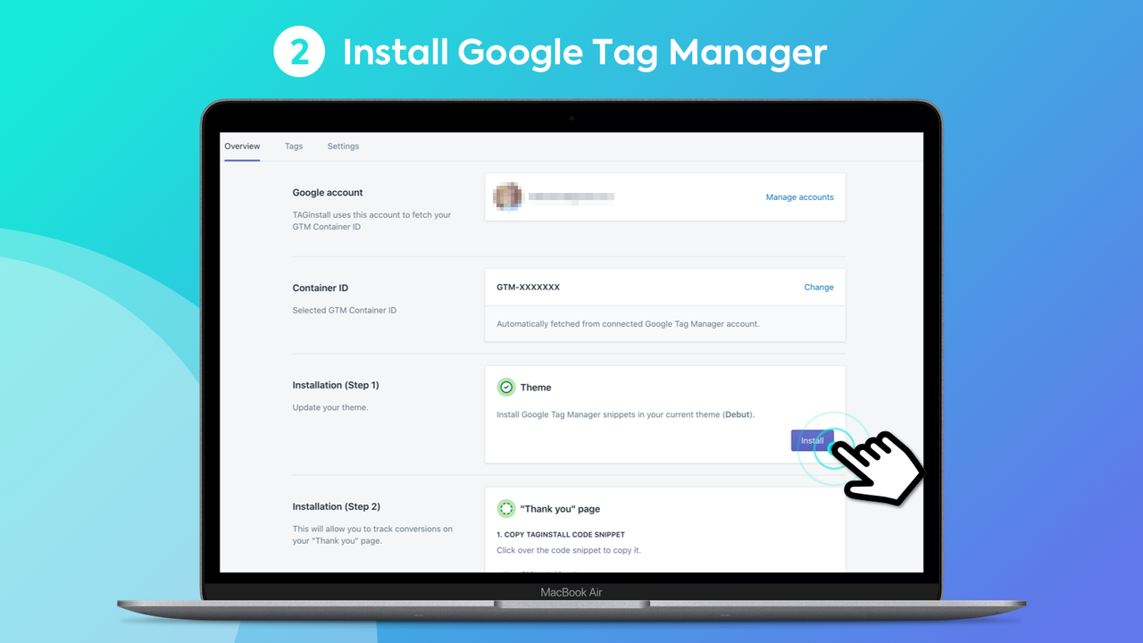 Easy Tag - Install Google Tag Manager