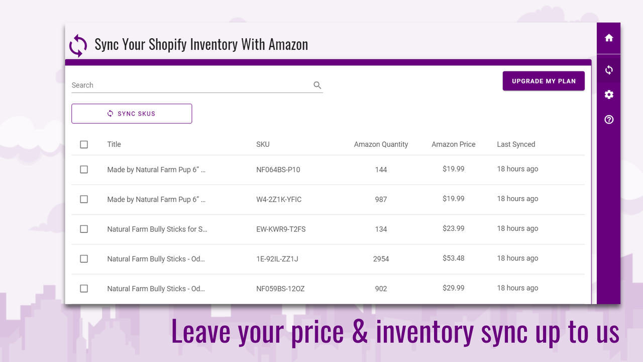 Leave your Amazon price & inventory sync in good hands