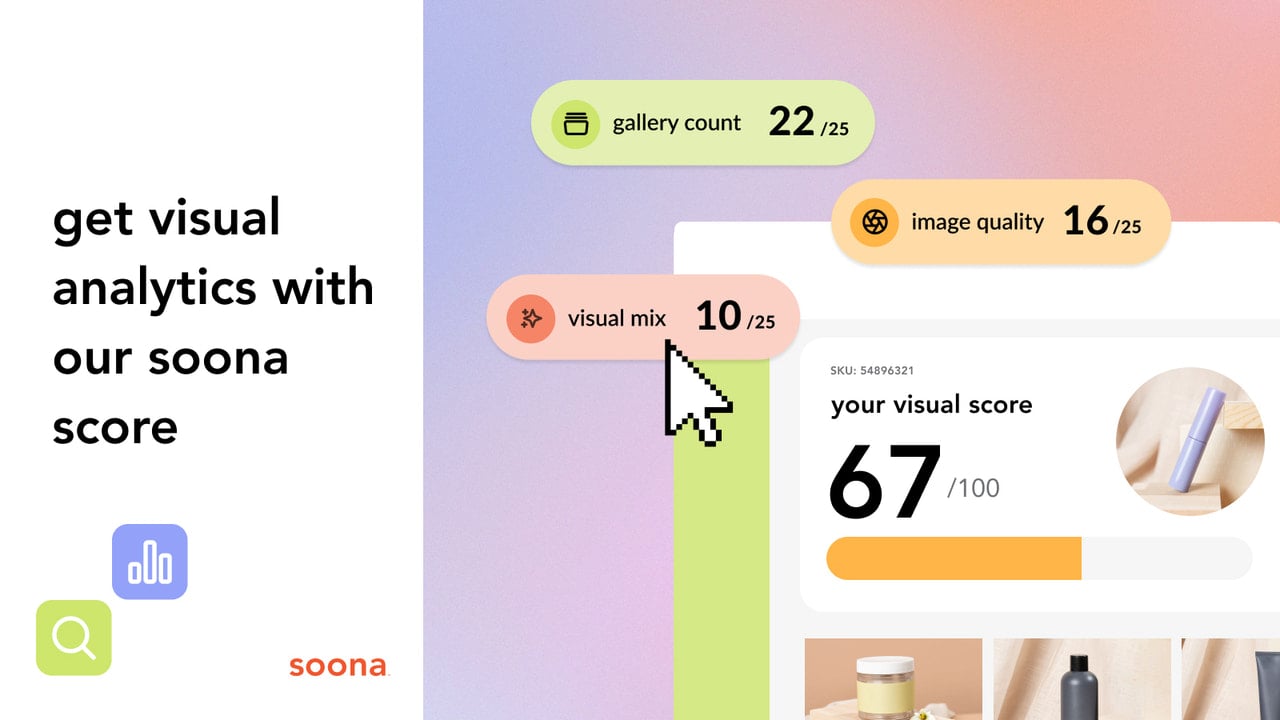 get visual analytics with our soona score