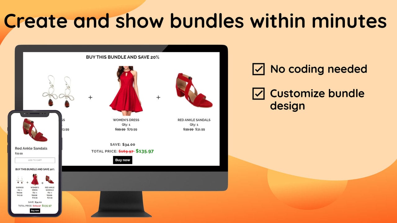 Product Bundle on front end