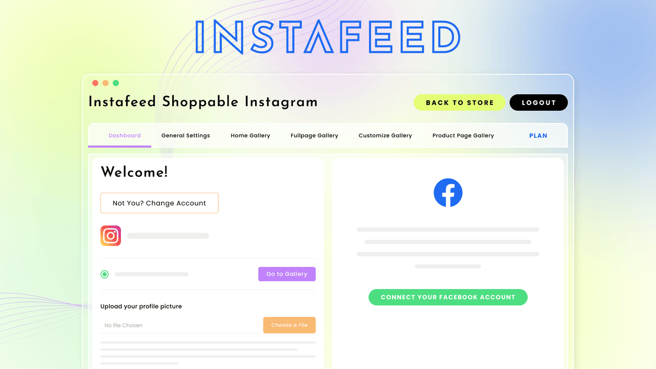 Instagram Feed connect with store