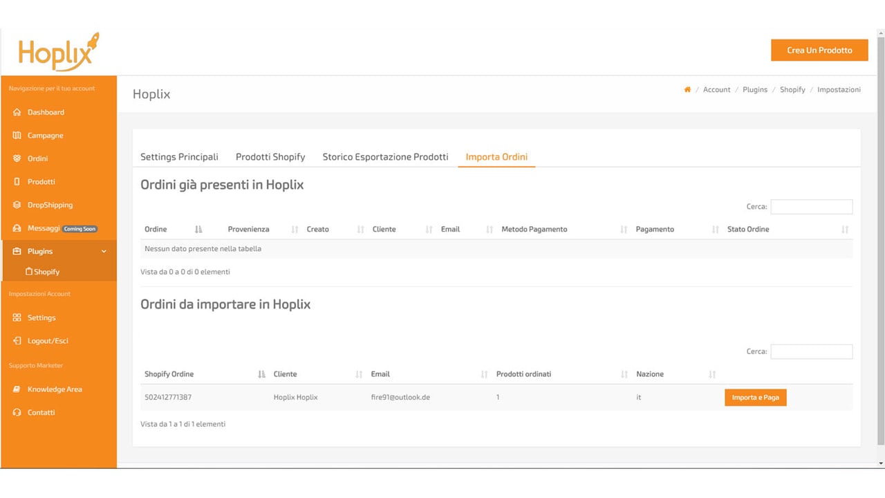 Hoplix Print on Demand - Order Manager