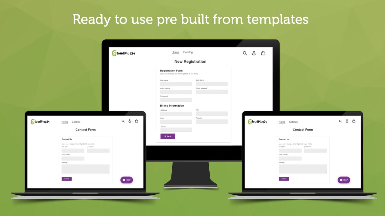 Ready to use form templates