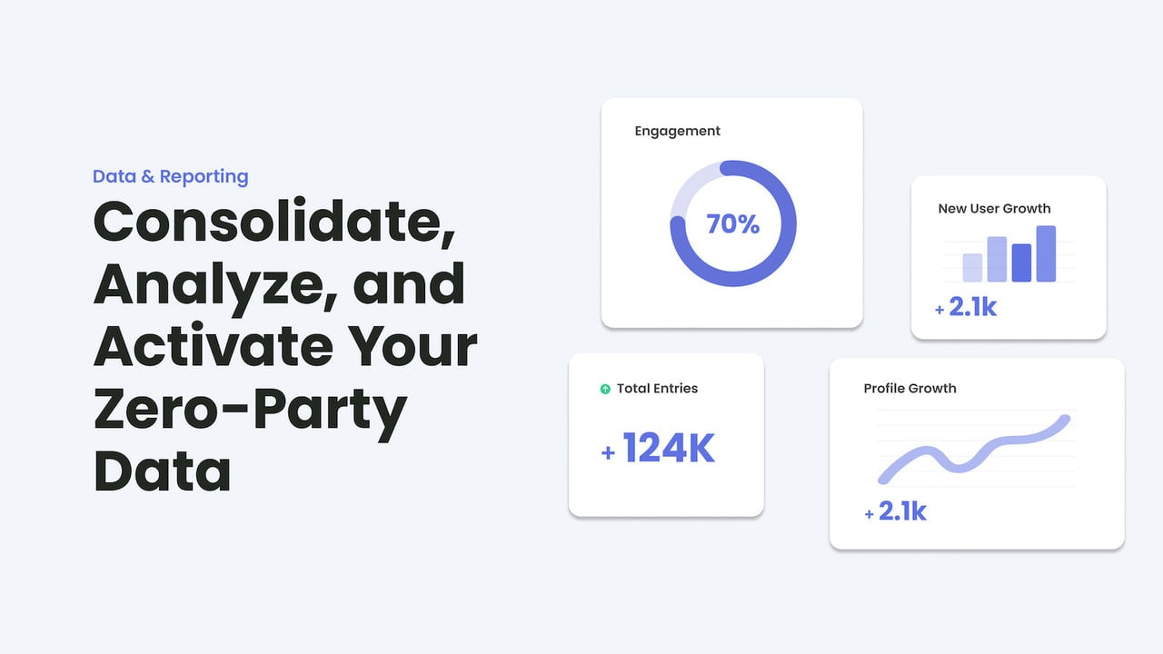 Consolidate, analyze and activate your zero-party. data.