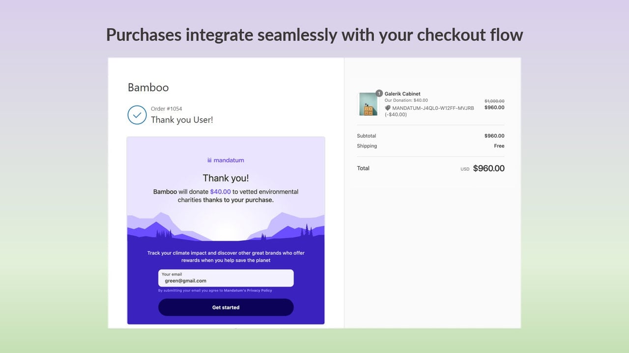 Seamless Checkout Integration