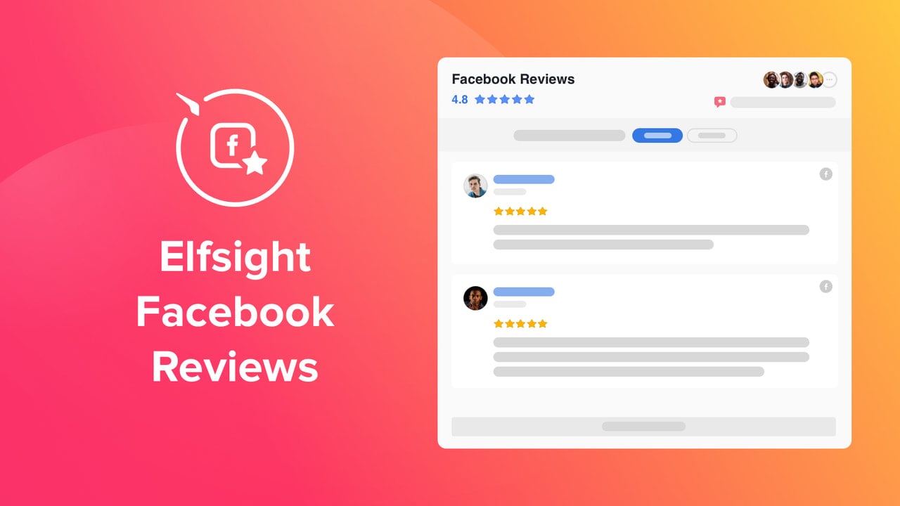 Facebook Reviews by Elfsight