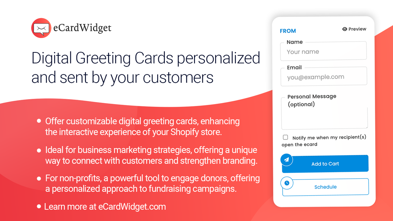 Easily Customize your eCards