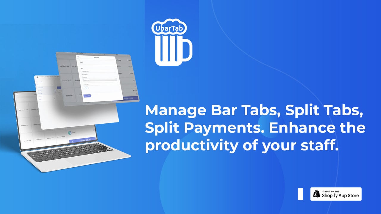 Manage Tabs, Split a Tab, Split Payments, Enhance Productivity