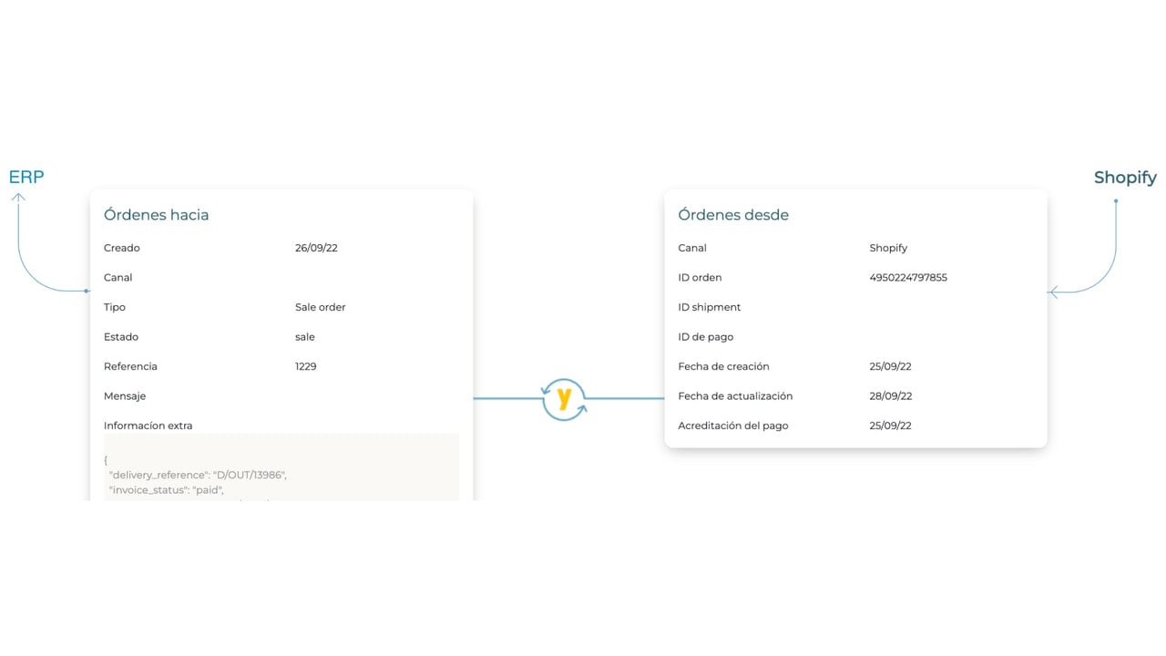 Track if your orders are successfully imported to your ERP.