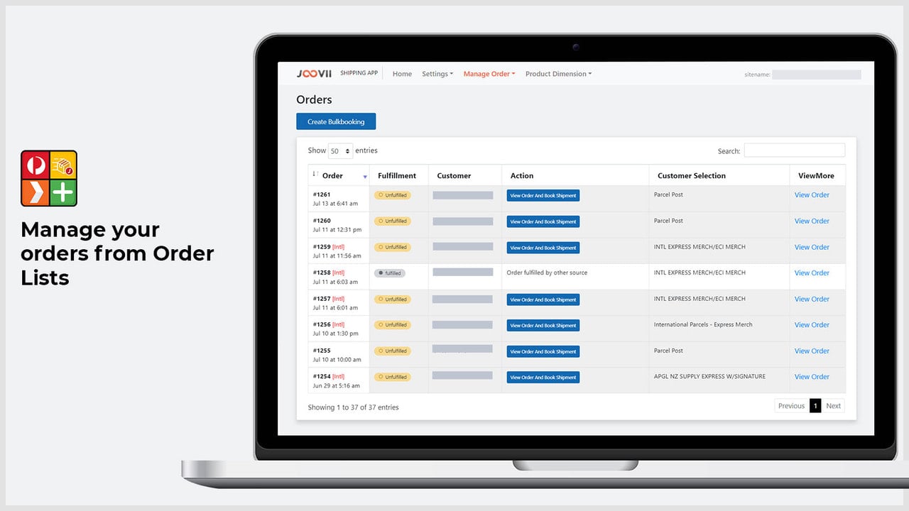 Admin Order Booking Page