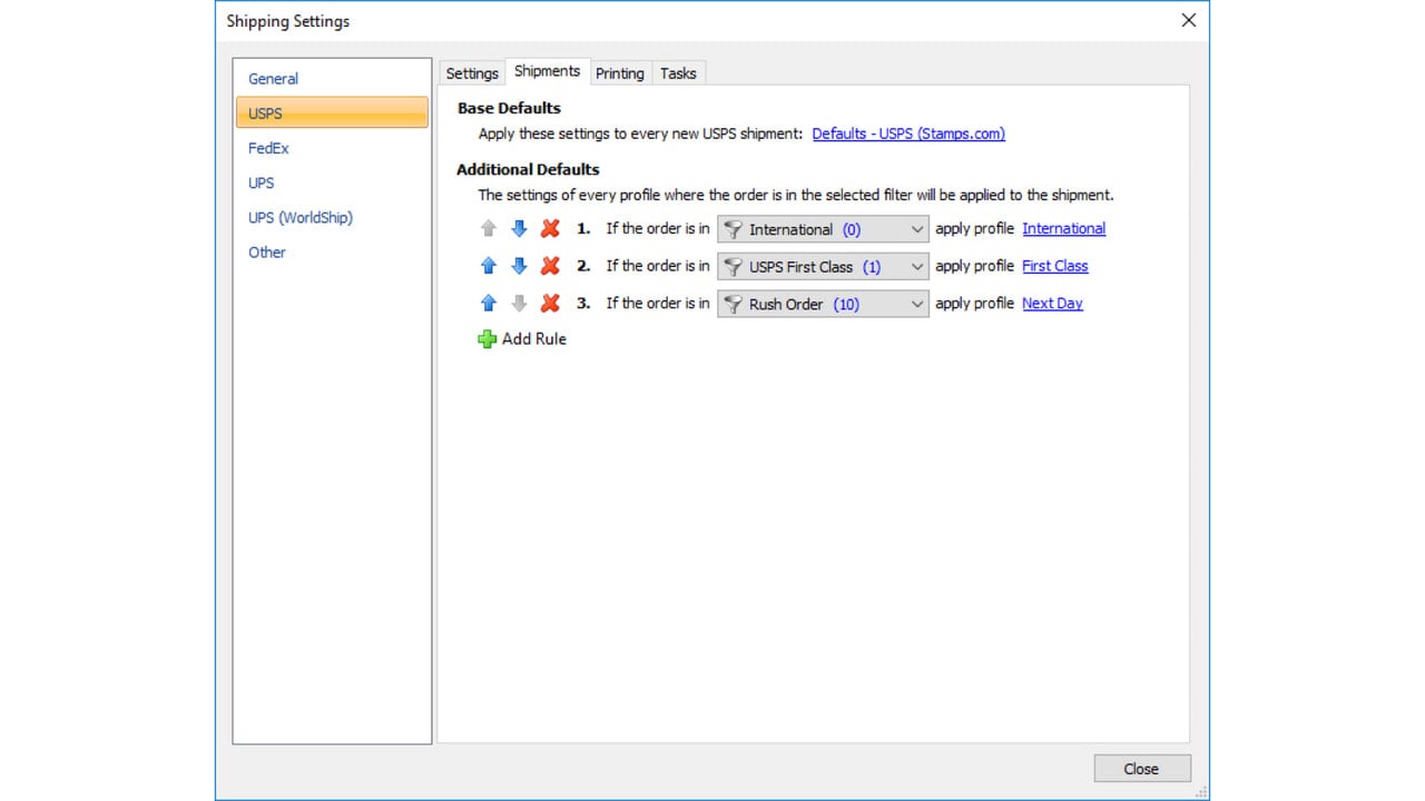 Automate Shipping Rules