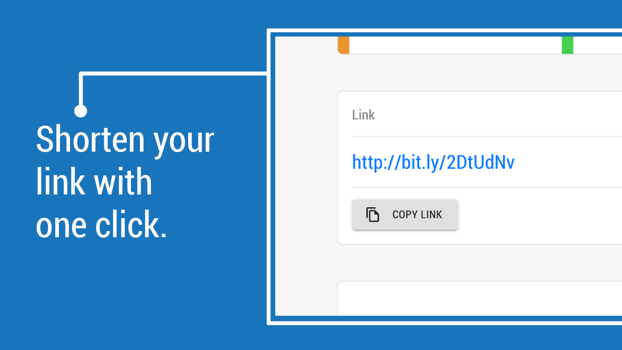 Shorten your links using Bitly