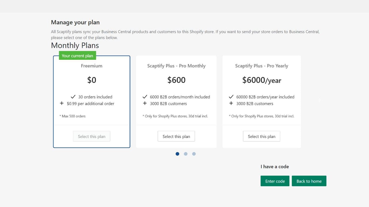 Scaptify plans