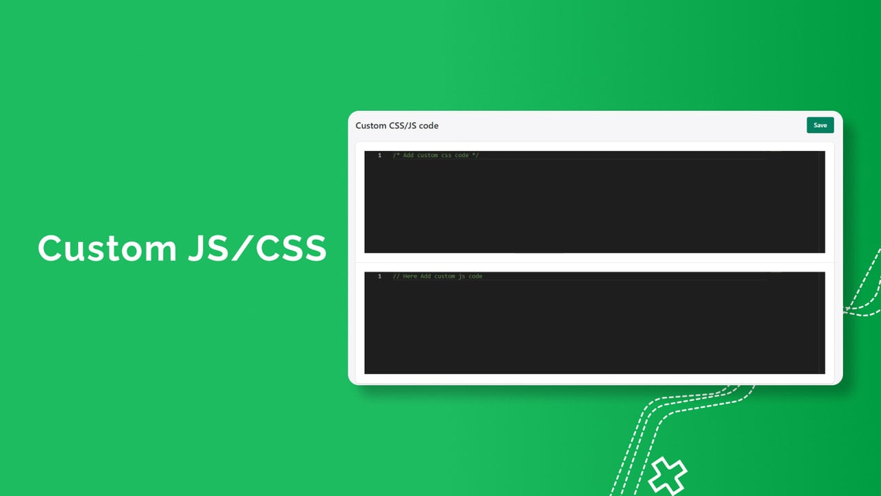 Custom JS/CSS