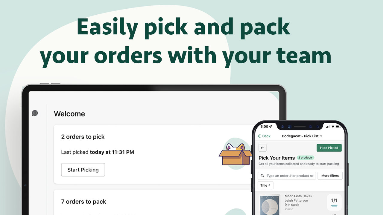 easily pick your orders