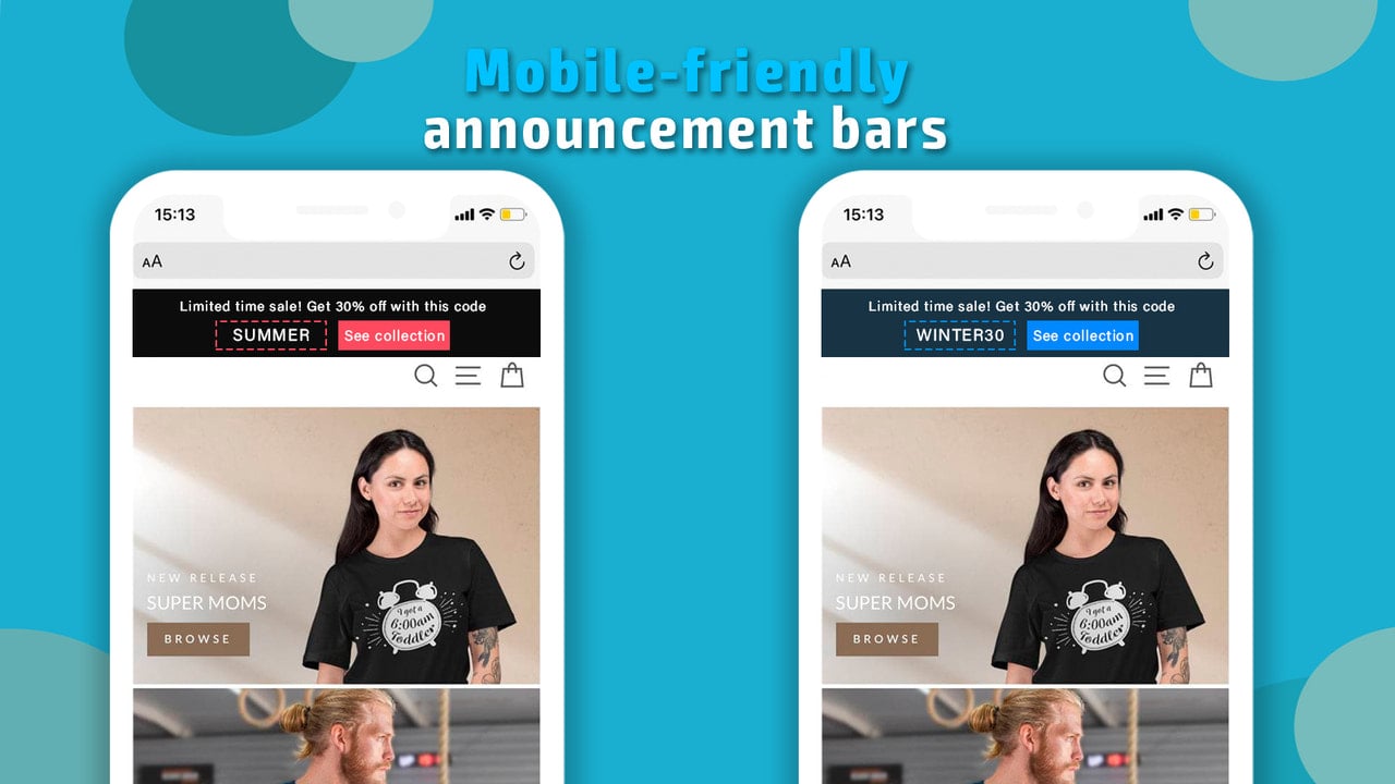 Responsive Announcement Bar