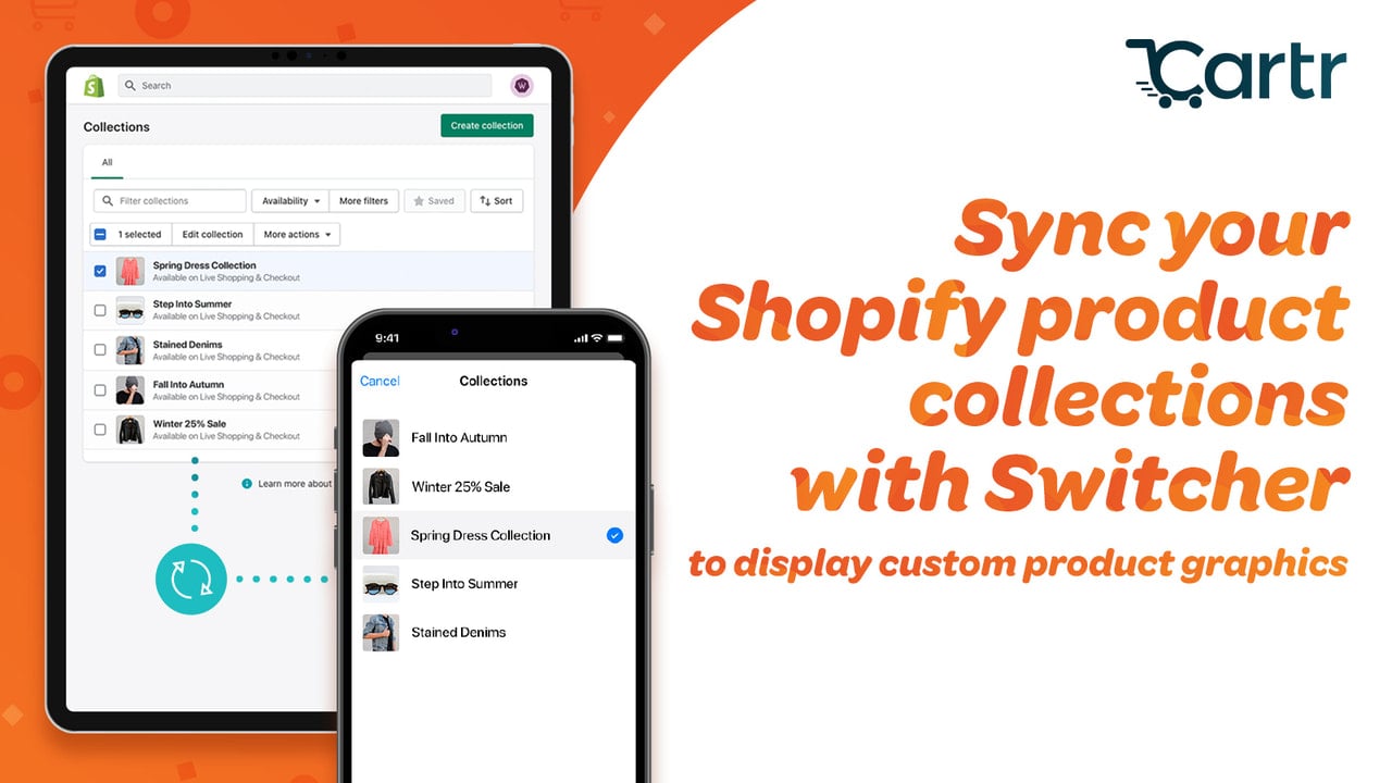 Sync your Shopify product collections with Switcher