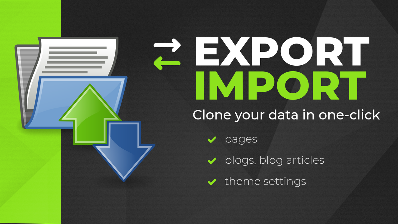 ExIm ‑ Export Import pages