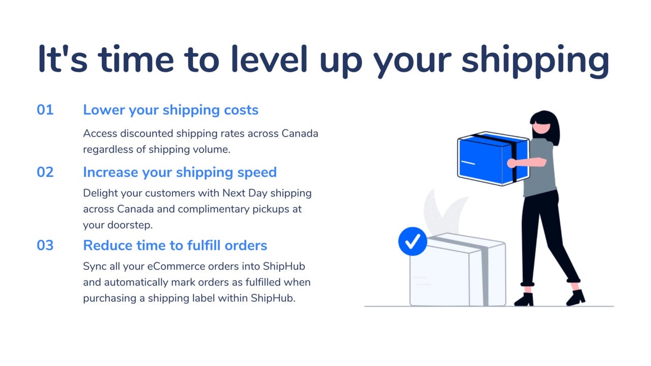 Lower your shipping costs in Canada with ShipHub