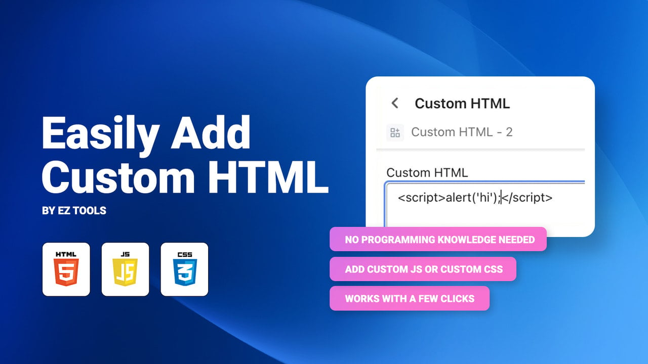 EZ Custom HTML