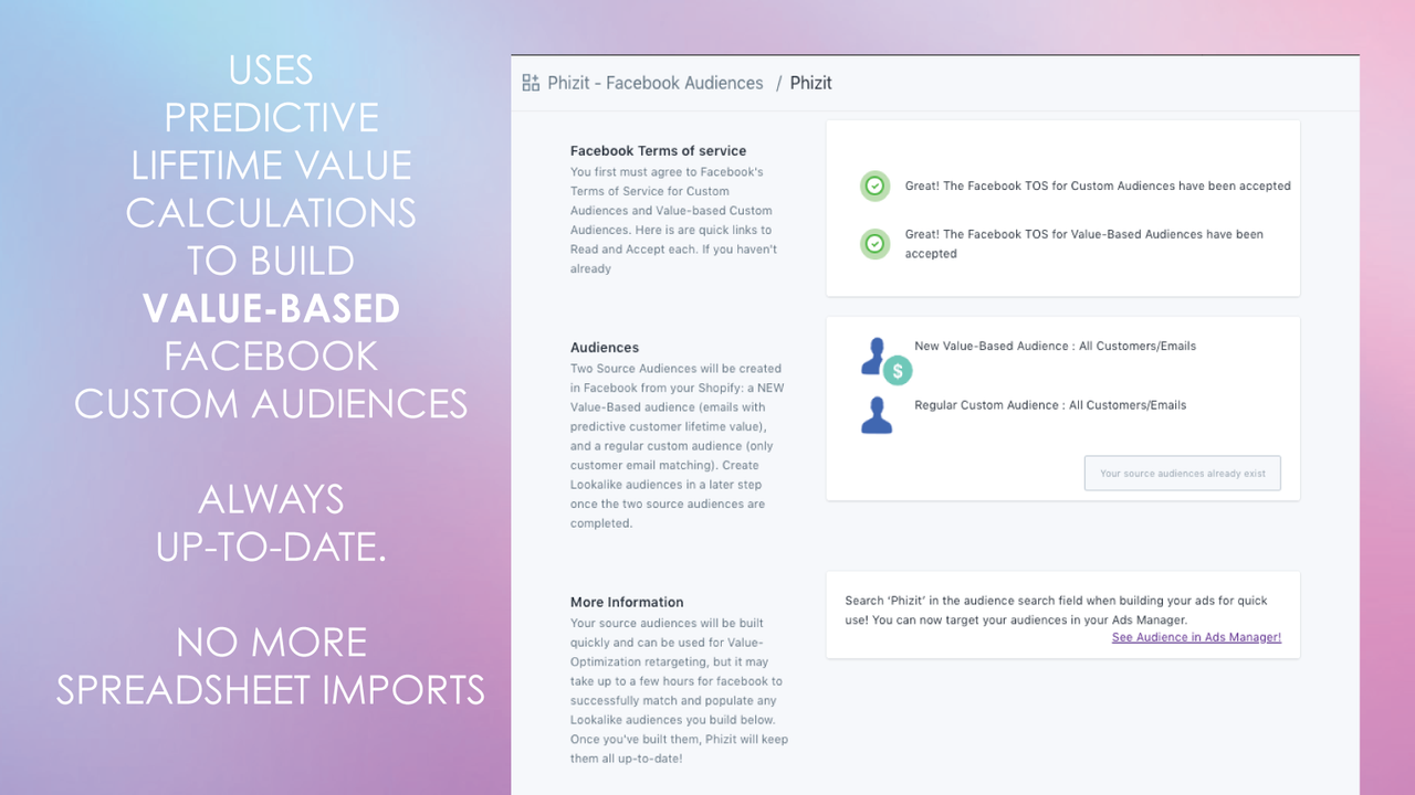 PREDICTIVE LIFETIME VALUE CALCULATIONS TO BUILD VALUE AUDIENCES