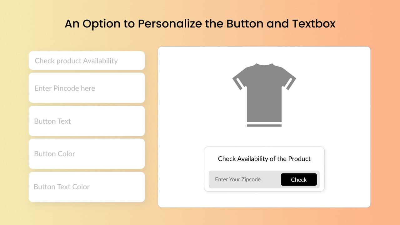 Zipcode validation personalization