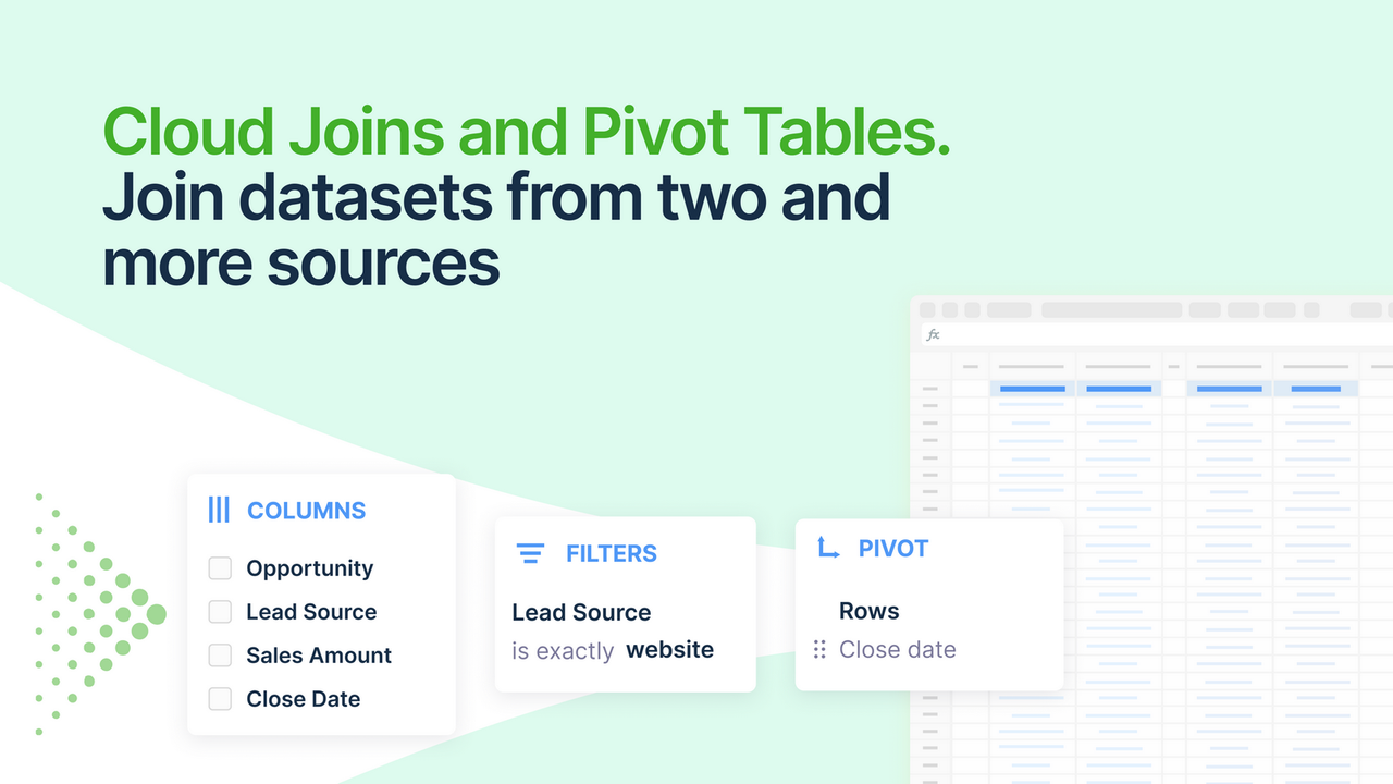 Customizable Imports. Filter, sort & limit any data set.