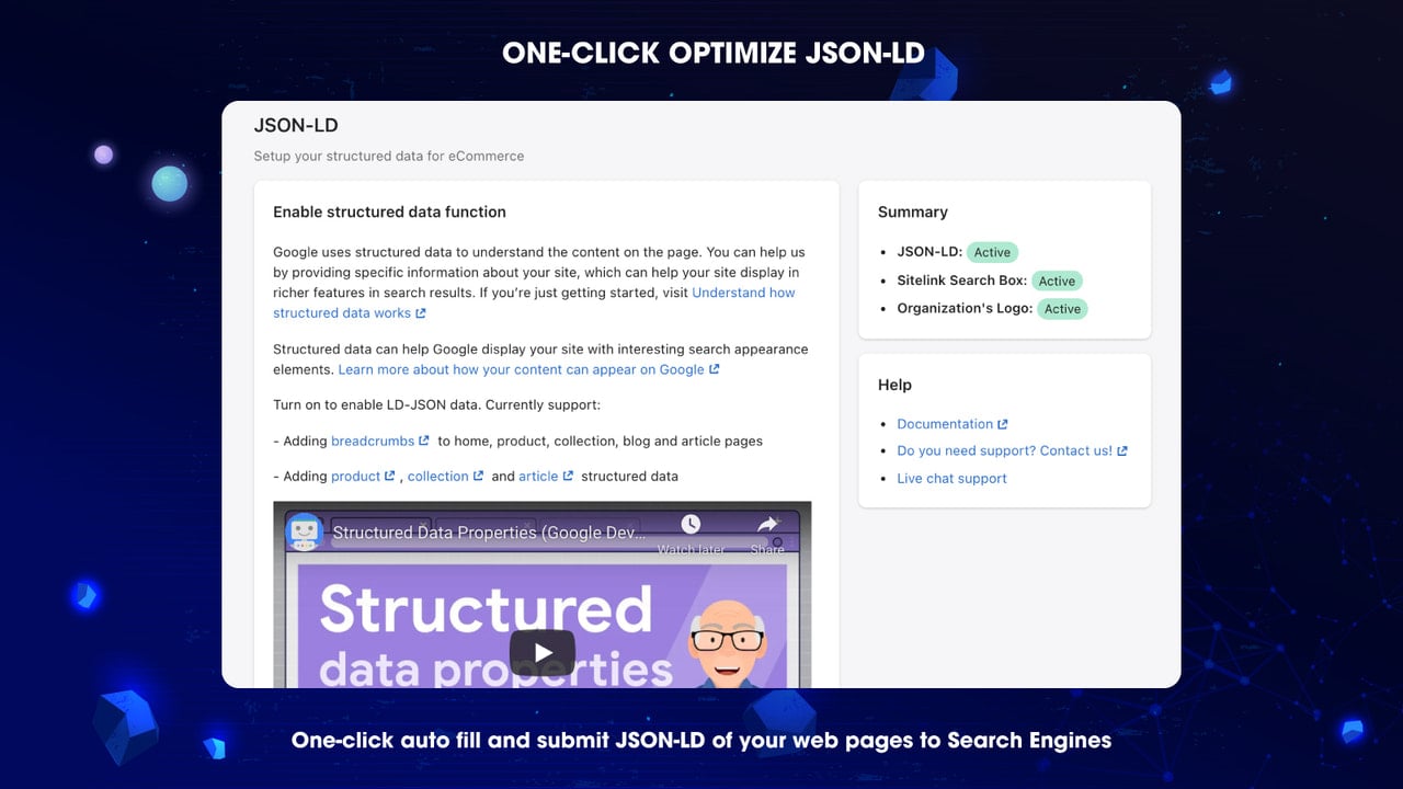 JSON-LD helps Google exactly what your page is about