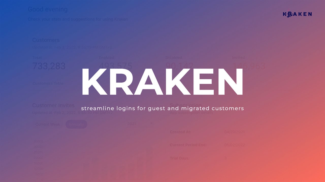 Kraken: Login as a Customer