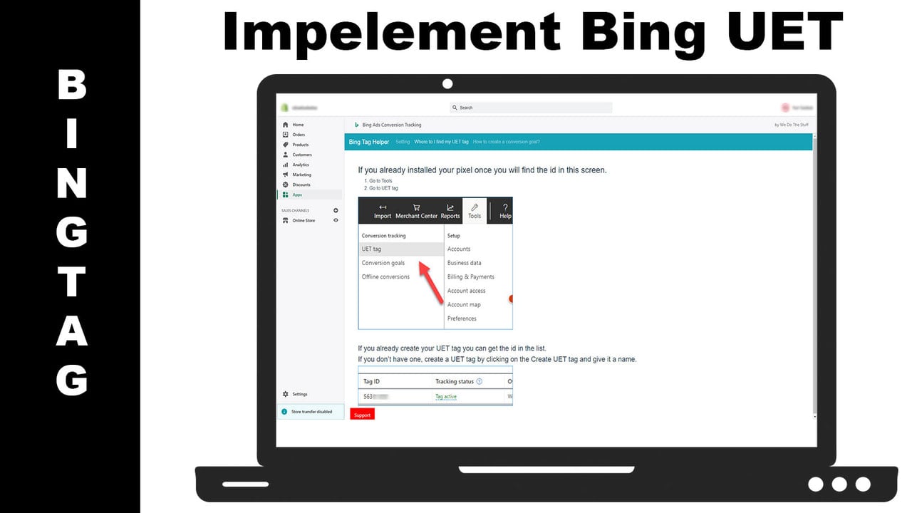 Bing Ads Conversion Tracking UET Instruction
