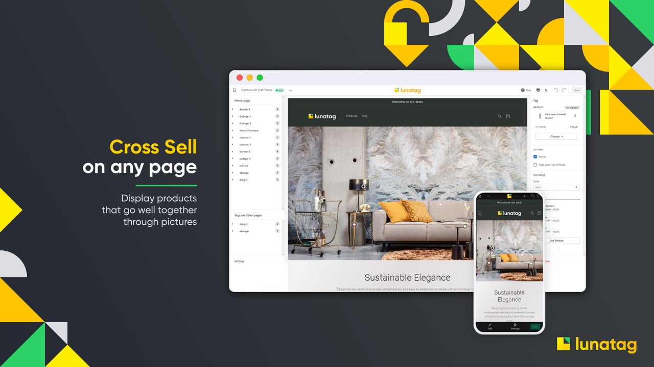 Cross Sell on any page - Display products that go well together