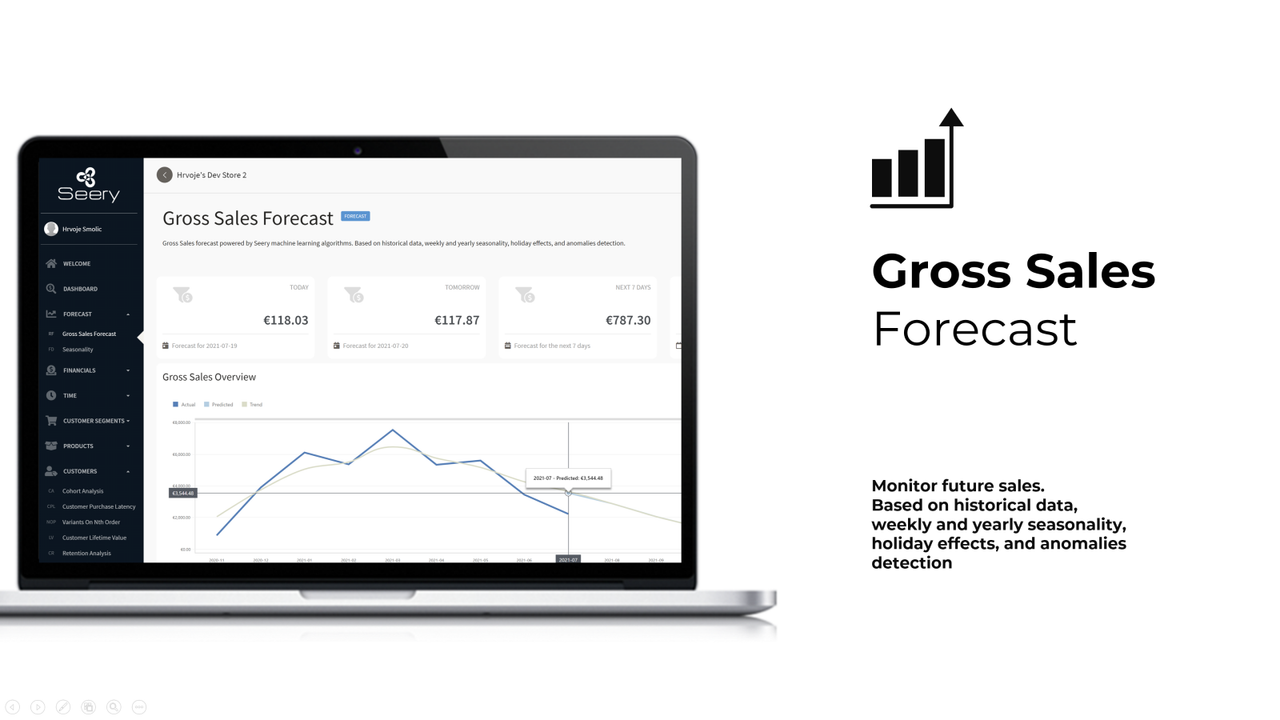 Seery: Gross Sales Forecast