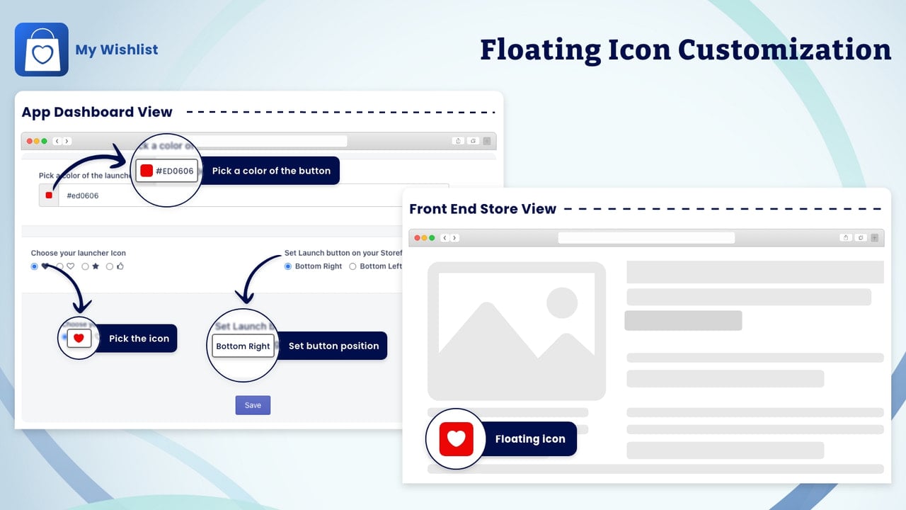 Floating Icon Customisation