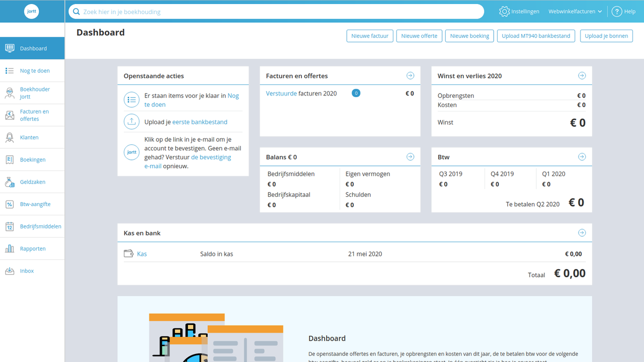 jortt dashboard