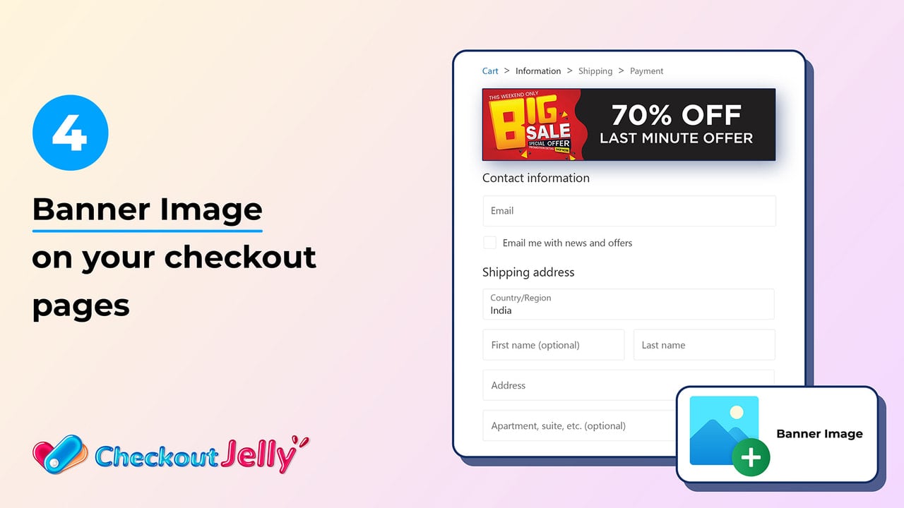 Banner Image on your checkout pages