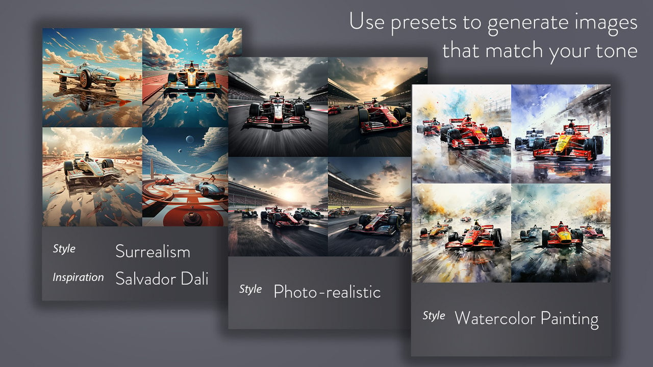 Image Presets Screenshot