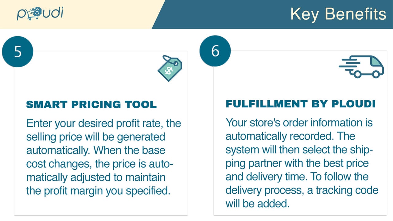 Ploudi Key Benefits