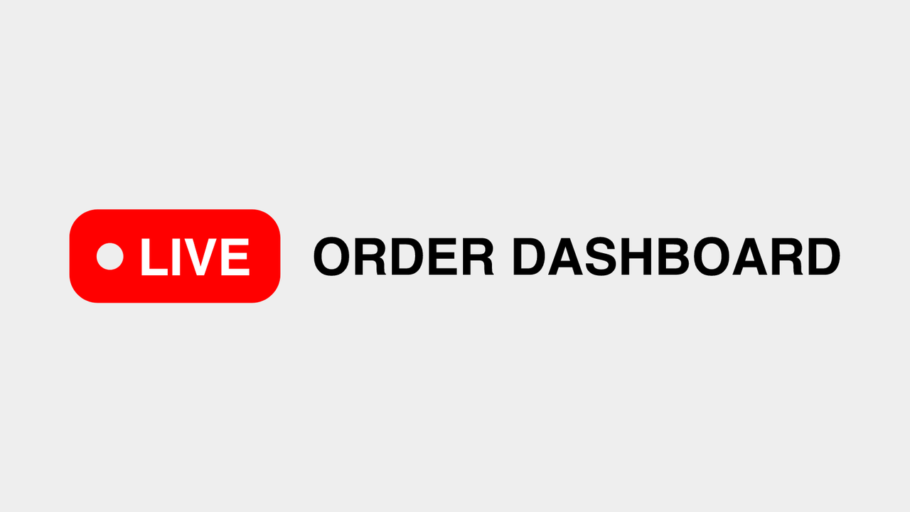 Live Order Dashboard