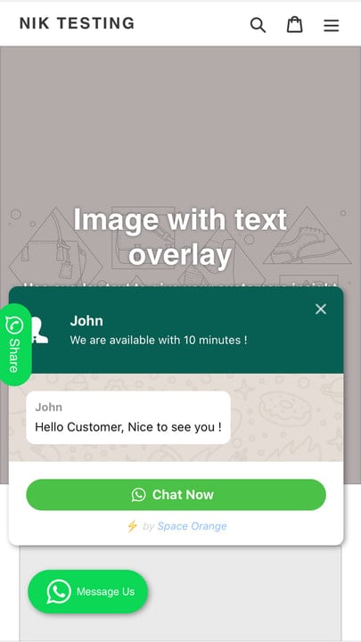 Simply Quickshare Chat- Conversation