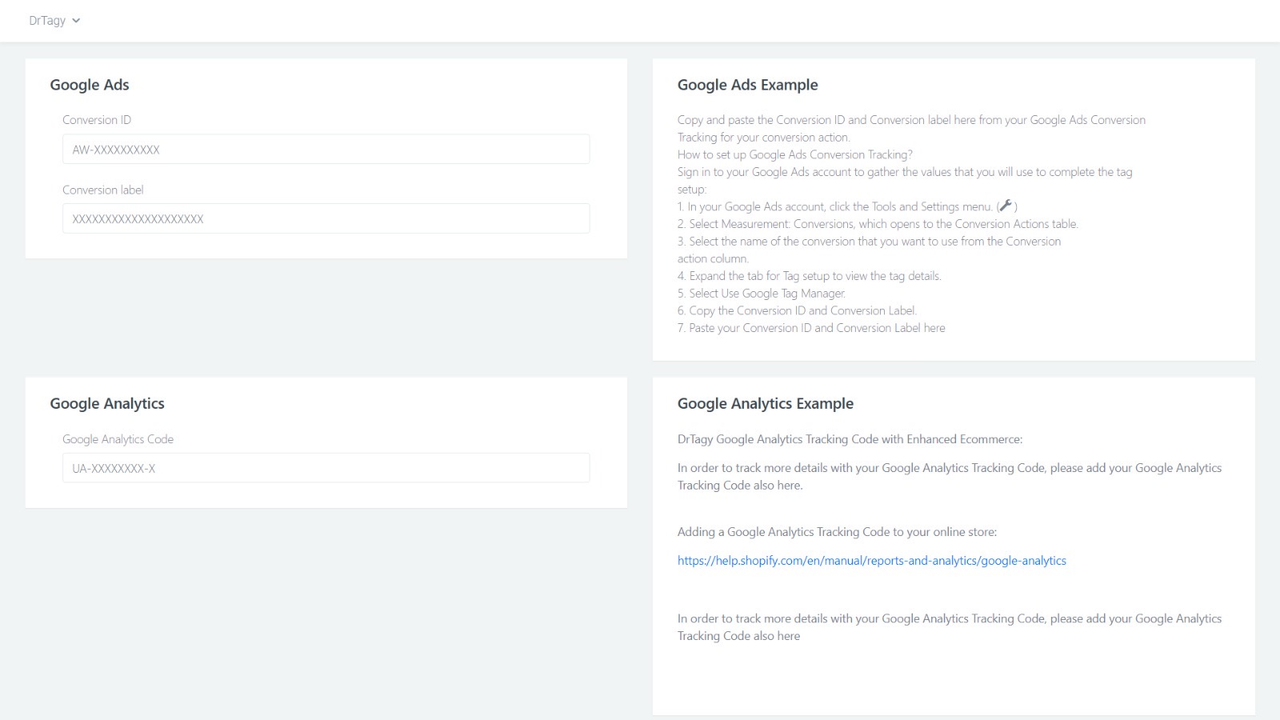 DrTagy Google Ads& Tag Manager