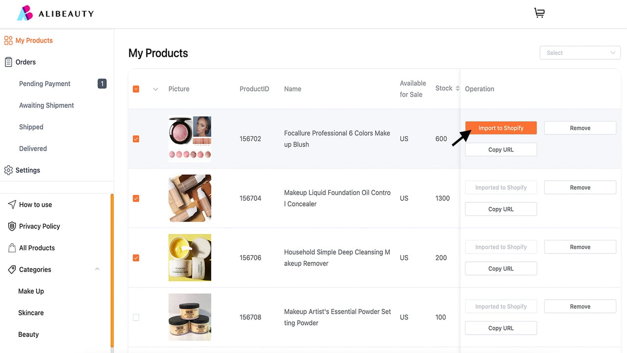 Publish products in minutes, manage store easily